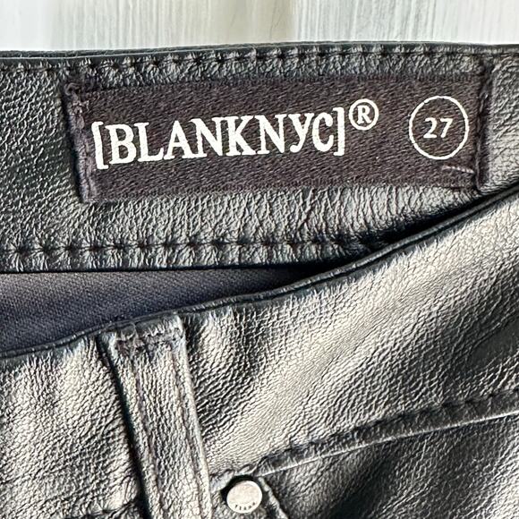 Blank NYC Faux Leather Pants In Eight Ball - Picture 7 of 9